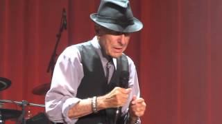 Leonard Cohen  So Long Marianne  Going Home Pula August 2 2013 [upl. by Gregson]