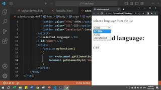 Submit and Change event in JavaScript  event in JavaScript  JavaScript Tutorial in Hindi Part 56 [upl. by Burnett]