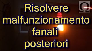 Tutorial come risolvere falsi contatti e guasti fanali posteriori fiat punto mk2 188 [upl. by Nymrak]