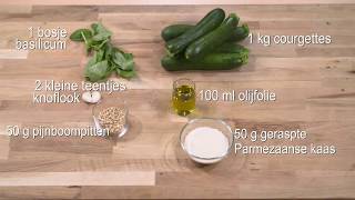 Courgettes met pesto  Recipe Spiral Expert NL [upl. by Gena]