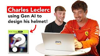 We used AI to design Charles Leclercs new F1 helmet  Scuderia Ferrari HP [upl. by Ylaek290]