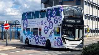 Londons Buses at London City Airport and Woolwich Ferry on 24th August 2022 [upl. by Orual845]