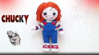 😱CHUCKY AMIGURUMI TEJIDO FACIL  TUTORIAL PASO A PASO  SEGUNDA PARTE 😱 [upl. by Etiuqram]