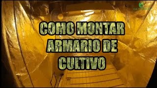 Como Montar Armario de cultivo interior para Cultivar Marihuana [upl. by Waller190]