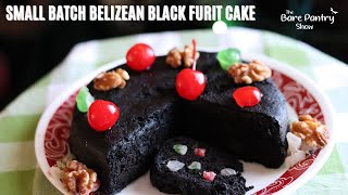 Small Batch Belizean Black Fruit Cake  Caribbean Rum Cake  6 x 2 [upl. by Draper]