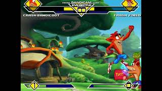 MUGEN Crash Bandicoot Nexus Games VS Edited Crash Doug1105 [upl. by Chesna235]