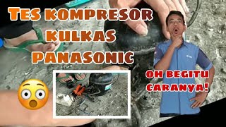 tes kompresor kulkas panasonic [upl. by Shepherd]