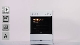 Gorenje EC4615E17WKT Komfyr [upl. by Abbott545]