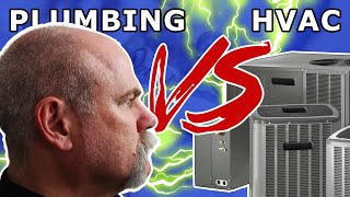 PLUMBING vs HVAC Which Is Better [upl. by Shepard768]