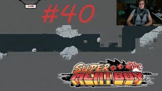 Lets Play Super Meat Boy Part 40 GermanWebcam  Kleine schwabbelnde Larvenfreunde [upl. by Horsey]