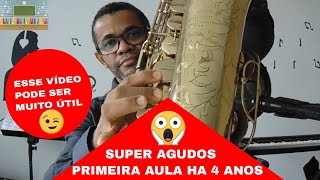 Super Agudos no Sax TenorThe super highs on the tenor saxophone [upl. by Karb]