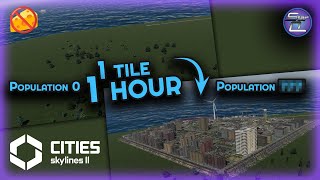 I accepted the quot1 Tile 1 Hour Challengequot in Cities Skylines II [upl. by Catarina275]