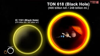 Universe Size Comparison  From Neutron Stars to Black Holes EDITION [upl. by Ahsiatal843]