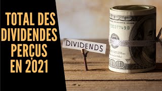 Je vous dévoile mes dividendes reçus depuis Janvier 2021 [upl. by Lefton726]