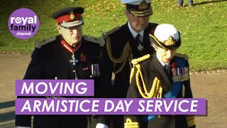 Princess Anne Leads Moving Armistice Day Ceremony at National Memorial Arboretum [upl. by Cousin]