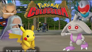 FIGHTING OFF TEAM CIPHER IN POKÉMON GRAND COLOSSEUM [upl. by Myrle]