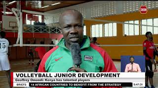 Volleyball Junior I Omondi says Right structures needed to develop Kenyan game [upl. by Anelrahs]