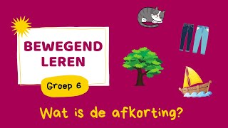 wat is de afkorting  groep 6  bewegend leren [upl. by Behah657]