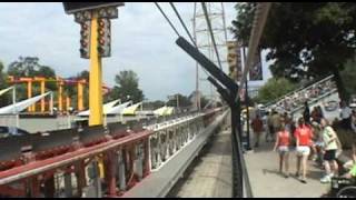 Top Thrill Dragster Worlds Fastest Roller Coaster Front Seat POV Onride Cedar Point Ohio [upl. by Kaela]