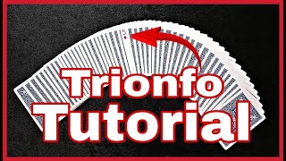 TRIONFO CARTOMAGICO TUTORIAL cartomagia tutorial [upl. by Ynnor]