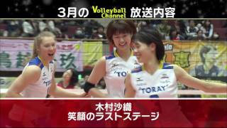 Volleyball Channel 2017年3月放送内容amp 4月予告 [upl. by Ariamoy30]