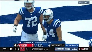 Alec Pierce 60 Yard Touchdown vs Texans [upl. by Intisar]