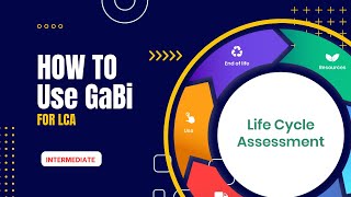 Tutorial LCA with GaBi Software  Intermediate Level Case Study [upl. by Netsreik]