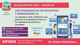 SESIÓN 04 Los aplicativos Xodo y Mindomo para potenciar la competencia lectora en los estudiantes [upl. by Holladay]