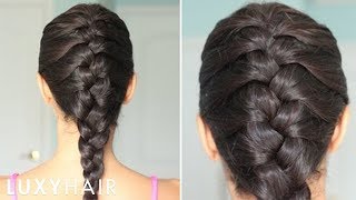 How To Basic French Braid [upl. by Essirehc452]