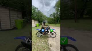 Yz125 Vs Kx112 Wheelie battle who won [upl. by Urbai284]