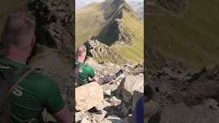 Helvellyn 950m lakedistrict helvellyn hiking scramble mountain stridingedge [upl. by Nahor645]