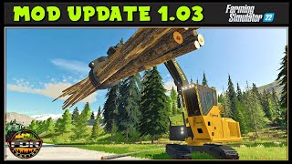 Mod Update 103 Tree Weights Straps amp Fixes  Farming Simulator 2022  FDR Logging [upl. by Belicia320]