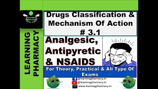 31  Analgesic Antipyretic amp NSAIDS amp their Classification  DCMA Tutorial in Hindi [upl. by Nedac]