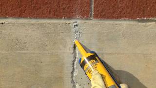 How to Repair Cracks in Vertical Concrete Surfaces with QUIKRETE [upl. by Norbert]