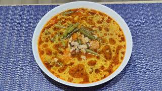 Soupe haricot vert avec de la crème fraîche très savoureux [upl. by Aicena]