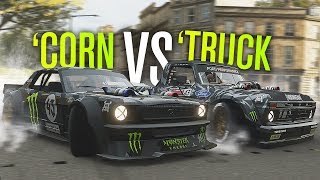 HOONITRUCK vs HOONICORN  Forza Horizon 4 [upl. by Aratak]