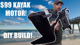 99 KAYAK TROLLING MOTOR DIYquotMinn Kota Mota on Your Botaquot [upl. by Animas]