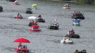 Schwimmwagen Amphibcar OldtimerTreffen in TrabenTrarbach Mosel 2014 [upl. by Hannover]