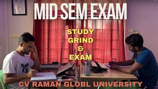 Study Vlog 📚 MidSemester Exam  AKA how I cram on exam day [upl. by Alleon504]