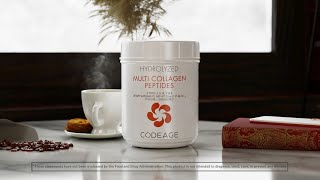 Multi Collagen Powder 5 Types Collagen Peptides Supplement  Codeage [upl. by Charissa]