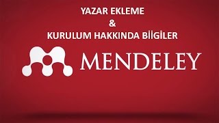 Mendeley kullanımı Türkçe Anlatım [upl. by Felecia]