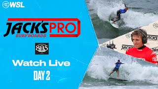 Watch LIVE 2024 Jacks Surfboards Pro  Day 2 [upl. by Neelahs230]