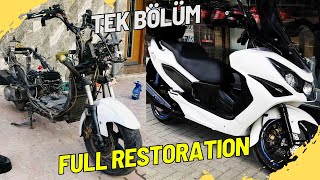 Daelim S3 250 Advance Yenileme Full Restoration Tek Bölüm  Daelim S3 Yenileme [upl. by Noitsirhc]