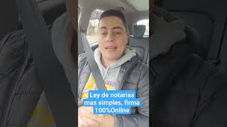 ✅Firma documentos Notariales 100 online Ley de notarias más simples en camino [upl. by Lemaj]