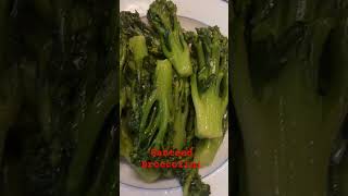 Long stem broccoli Sauteed broccolini with garlic [upl. by Aurita717]