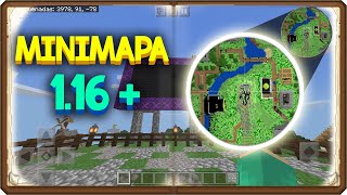 MOD DE KARMALAND MINIMAPA PARA LA 116 EN ADELANTE  MINECRAFT POCKET EDITION [upl. by Hartzell874]