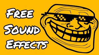 80 Funny Sound Effects Youtubers Use No Copyright HD [upl. by Shauna975]