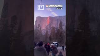 Firefall OnceaYear Phenomenon Filmed at Yosemite National Park [upl. by Romona589]