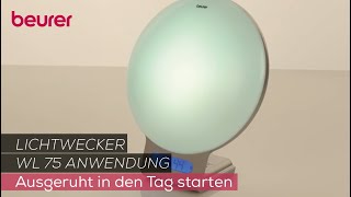 Lichtwecker für natürliches Einschlafen amp Aufwachen  Beurer WL 75 [upl. by Anes375]