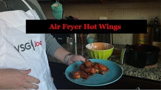 Air Fryer Buffalo Wings  Cooking after WLS [upl. by Atinrehs]